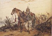 Orlando Norie King of Delhi oil painting